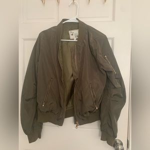 Green Bomber Jacket